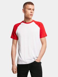 Modern Build Your Brand men's T-shirt, 140 g/m², cotton, white/red