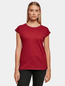 bequemes Build Your Brand Damen T-Shirt 140 g/m² mit Baumwolle Rot