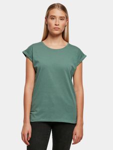 Camiseta cómoda para mujer "Build Your Brand", 140 g/m², algodón, verde.