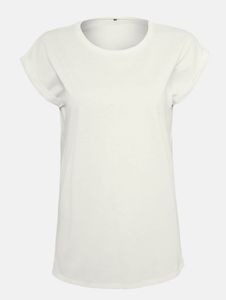 Camiseta deportiva para mujer Build Your Brand, 140 g/m², de algodón blanco.
