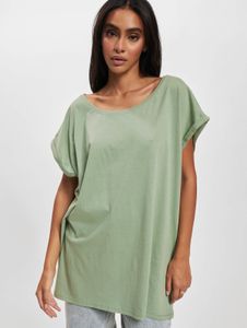 modernes Build Your Brand Damen T-Shirt 140 g/m² mit Baumwolle Grün