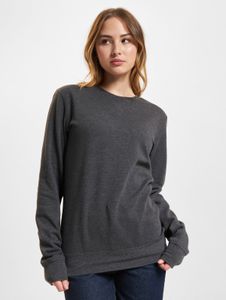 weiches Build Your Brand Damen Sweatshirt 210 g/m² mit Baumwolle Anthrazit