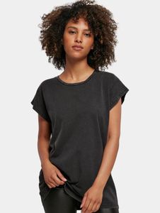 Comoda t-shirt da donna Build Your Brand, 160 g/m², cotone, nera