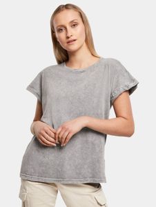 modernes Build Your Brand Damen T-Shirt 160 g/m² mit Baumwolle Grau