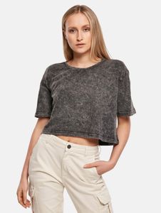 lässiges Build Your Brand Damen T-Shirt Oversize 160 g/m² mit Baumwolle Schwarz