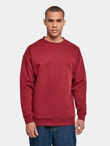 Sweat-shirt polaire homme Modern Build Your Brand, 300 g/m² en coton, rouge