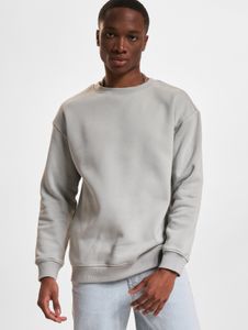 modernes Build Your Brand Herren Sweatshirt Fleece 300 g/m² mit Baumwolle Grau