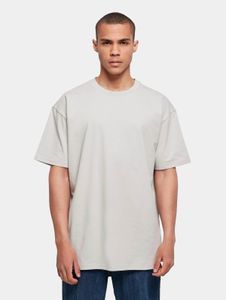 bequemes Build Your Brand Herren T-Shirt Oversize 240 g/m² mit Baumwolle Grau