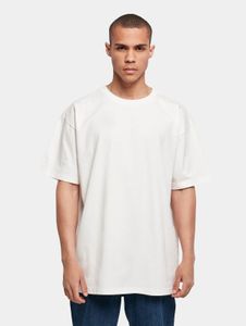 T-shirt homme Casual Build Your Brand, coupe oversize, 240 g/m², coton, blanc