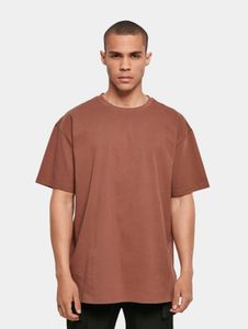 lässiges Build Your Brand Herren T-Shirt Oversize 240 g/m² mit Baumwolle Braun