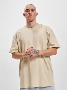 bequemes Build Your Brand Herren T-Shirt Oversize 240 g/m² mit Baumwolle Beige