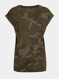 lässiges Build Your Brand Damen T-Shirt 140 g/m² mit Baumwolle Camouflage