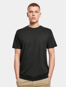 modernes Build Your Brand Herren T-Shirt 180 g/m² mit Baumwolle Schwarz