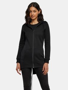 Comoda felpa con cappuccio da donna Build Your Brand, 300 g/m² di cotone, nera
