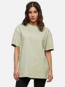 modernes Build Your Brand Damen T-Shirt Oversize 220 g/m² mit Baumwolle Grün