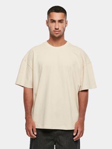 T-shirt homme sport « Build Your Brand », coupe oversize, 300 g/m², coton, beige