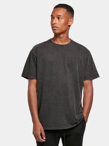 modernes Build Your Brand Herren T-Shirt Oversize 240 g/m² mit Baumwolle Schwarz