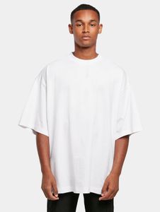 sportliches Build Your Brand Herren T-Shirt Oversize 220 g/m² mit Baumwolle Weiß
