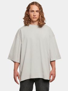 sportliches Build Your Brand Herren T-Shirt Oversize 220 g/m² mit Baumwolle Grau