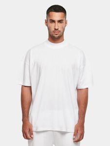 T-shirt homme Casual Build Your Brand, coupe oversize, 220 g/m², coton, blanc
