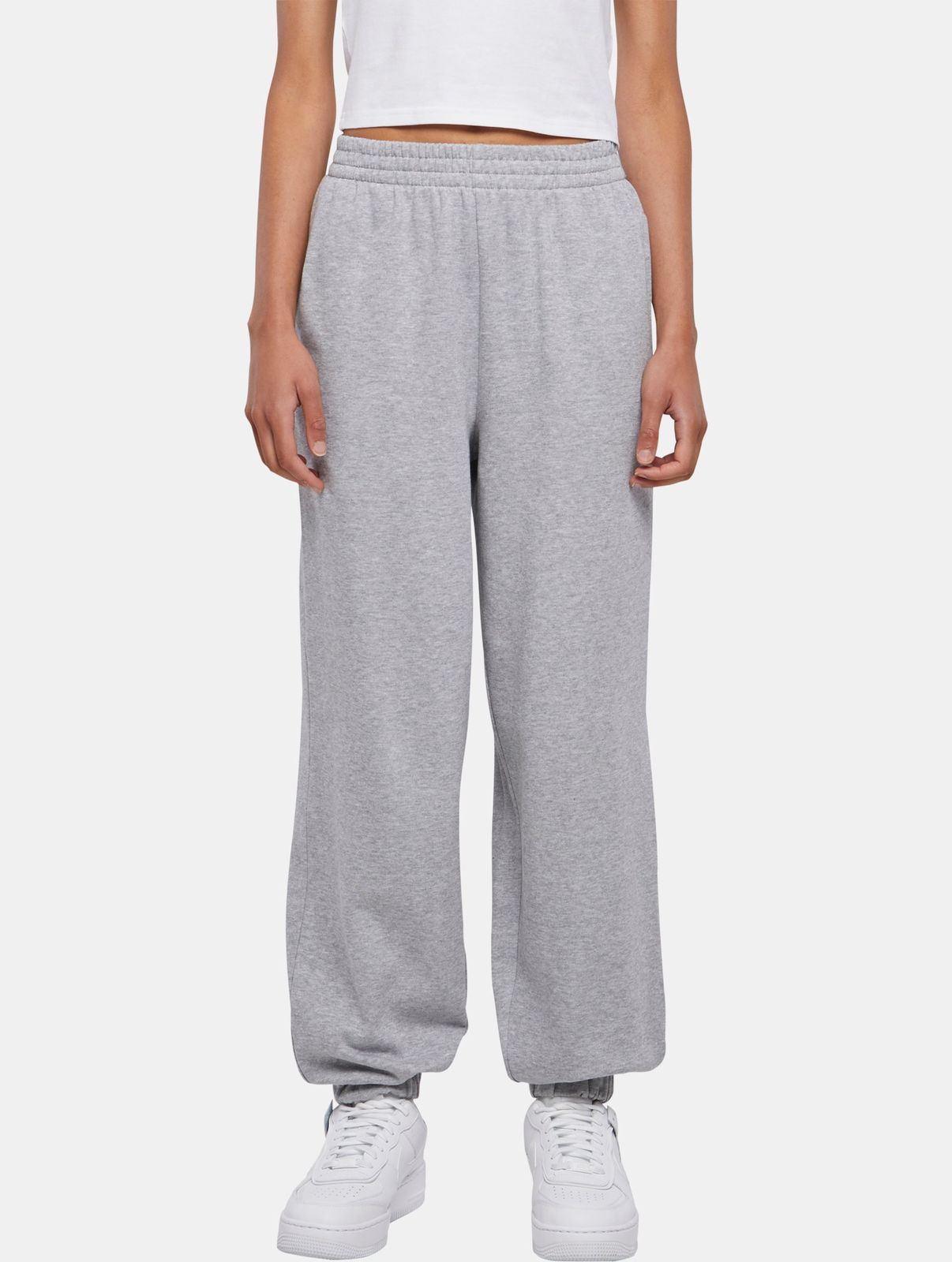 Casual Build Your Brand women's trousers, 300 g/m², cotton, grey