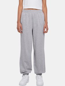 lässige Build Your Brand Damen Hose 300 g/m² mit Baumwolle Grau