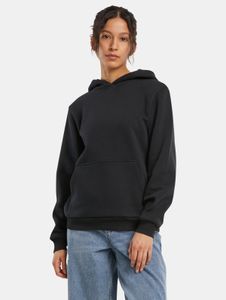 bequemer Build Your Brand Damen Hoodie Kapuze 330 g/m² mit Baumwolle Schwarz