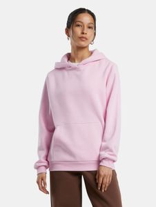 bequemer Build Your Brand Damen Hoodie Kapuze 330 g/m² mit Baumwolle Rosa