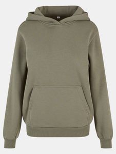 moderner Build Your Brand Damen Hoodie Kapuze 330 g/m² mit Baumwolle Grün