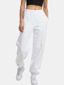 Pantalones casuales para mujer Build Your Brand, 330 g/m², algodón, blanco