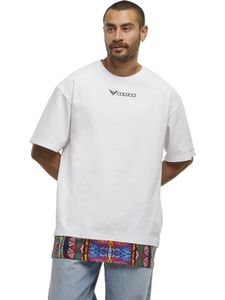 sportliches Carlo Colucci Herren T-Shirt mit Baumwolle Weiß/Bunt
