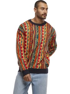 bequemes Carlo Colucci Herren Sweatshirt Mehrfarbig