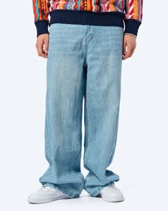 Comfortable Carlo Colucci men's jeans with cotton, light blue