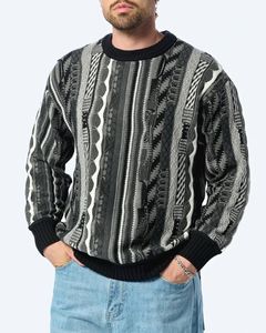 lässiges Carlo Colucci Herren Sweatshirt mit Baumwolle Schwarz