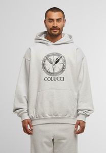 weicher Carlo Colucci Herren Hoodie mit Baumwolle Grau