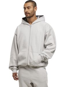 lässiger Carlo Colucci Herren Hoodie mit Baumwolle Grau