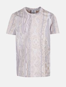 bequemes Carlo Colucci Herren T-Shirt Beige