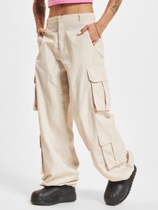Jean Freddy confortable pour femme, en coton beige