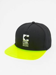 Casquette unisexe décontractée Cayler & Sons, noire/jaune fluo