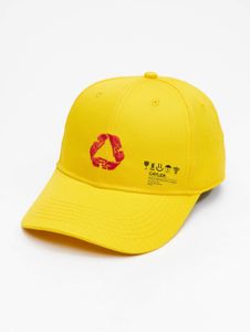 Cappellino sportivo da uomo Cayler & Sons in cotone, giallo