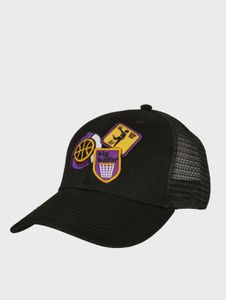 sporty Cayler & Sons men's cap with cotton, black