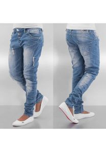 lässige Sublevel Damen Jeans Blau