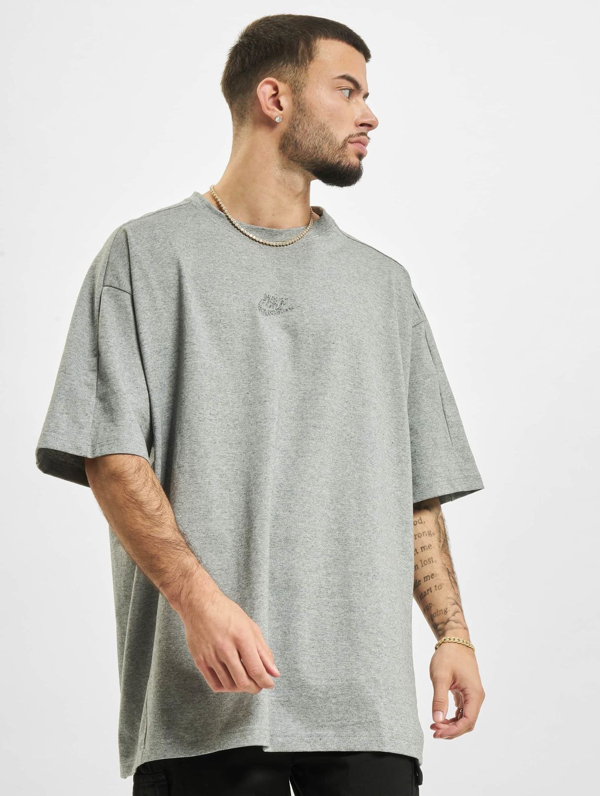 NIKE Herren T-Shirt aus Baumwolle Grau