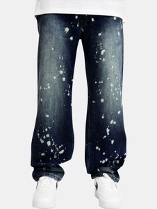lässige Dada Supreme Herren Jeans Reißverschluss Taschen mit Baumwolle Blau