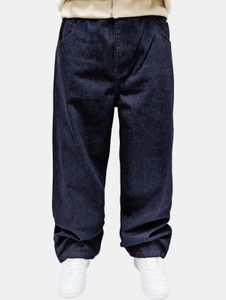stylische Dada Supreme Herren Jeans Reißverschluss Taschen mit Baumwolle Navy