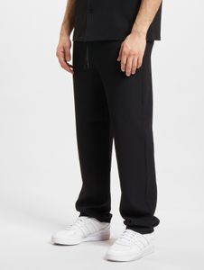 stylische DEF Herren Jeans Stretch Kordelzug Schwarz