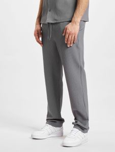 lässige DEF Herren Jeans Stretch Kordelzug Grau