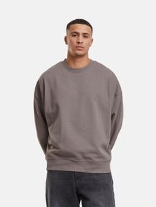 bequemes DEF Herren Sweatshirt mit Baumwolle Grau