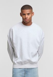lässiges DEF Herren Sweatshirt Rippbündchen Oversize mit Baumwolle Grau