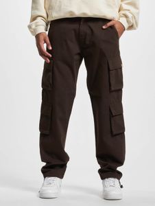 Jeans da uomo DEF moderni, denim elasticizzato 181 g/m² con cotone marrone